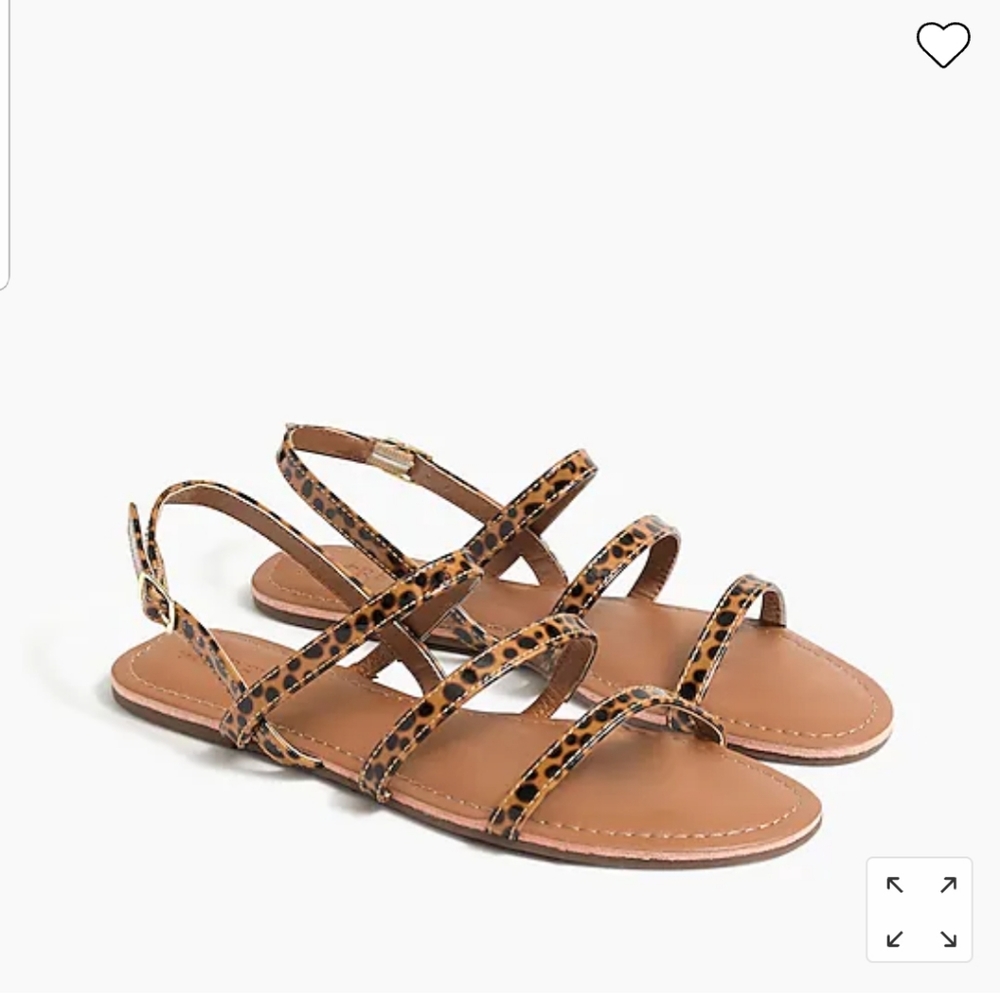 J.Crew Tortoise Sandals sz 5